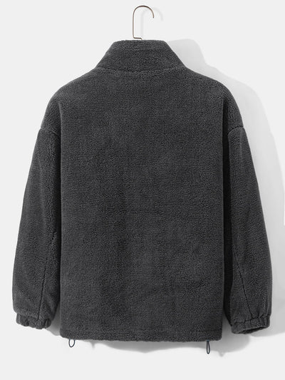 Quilted Lined Teddy Coat