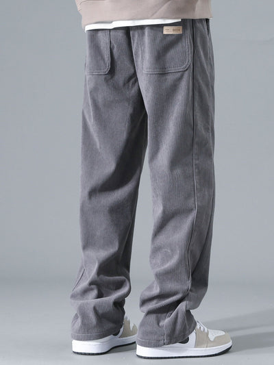 Straight Leg Corduroy Pants