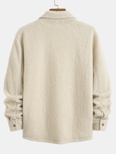Teddy Fleece Button Up Shirt