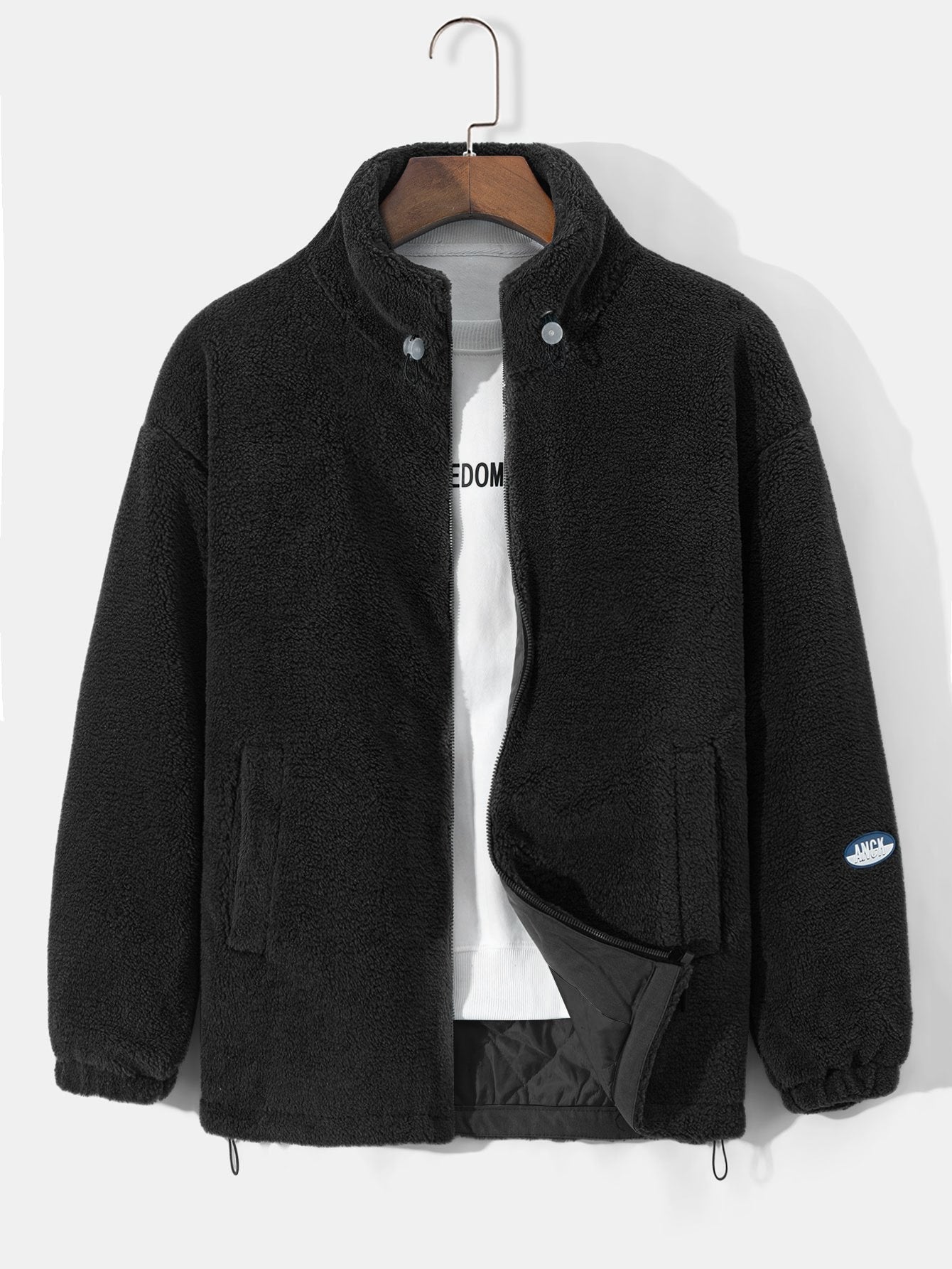 Quilted Lined Teddy Coat