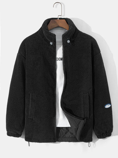 Quilted Lined Teddy Coat