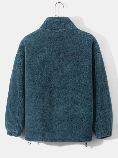 Quilted Lined Teddy Coat