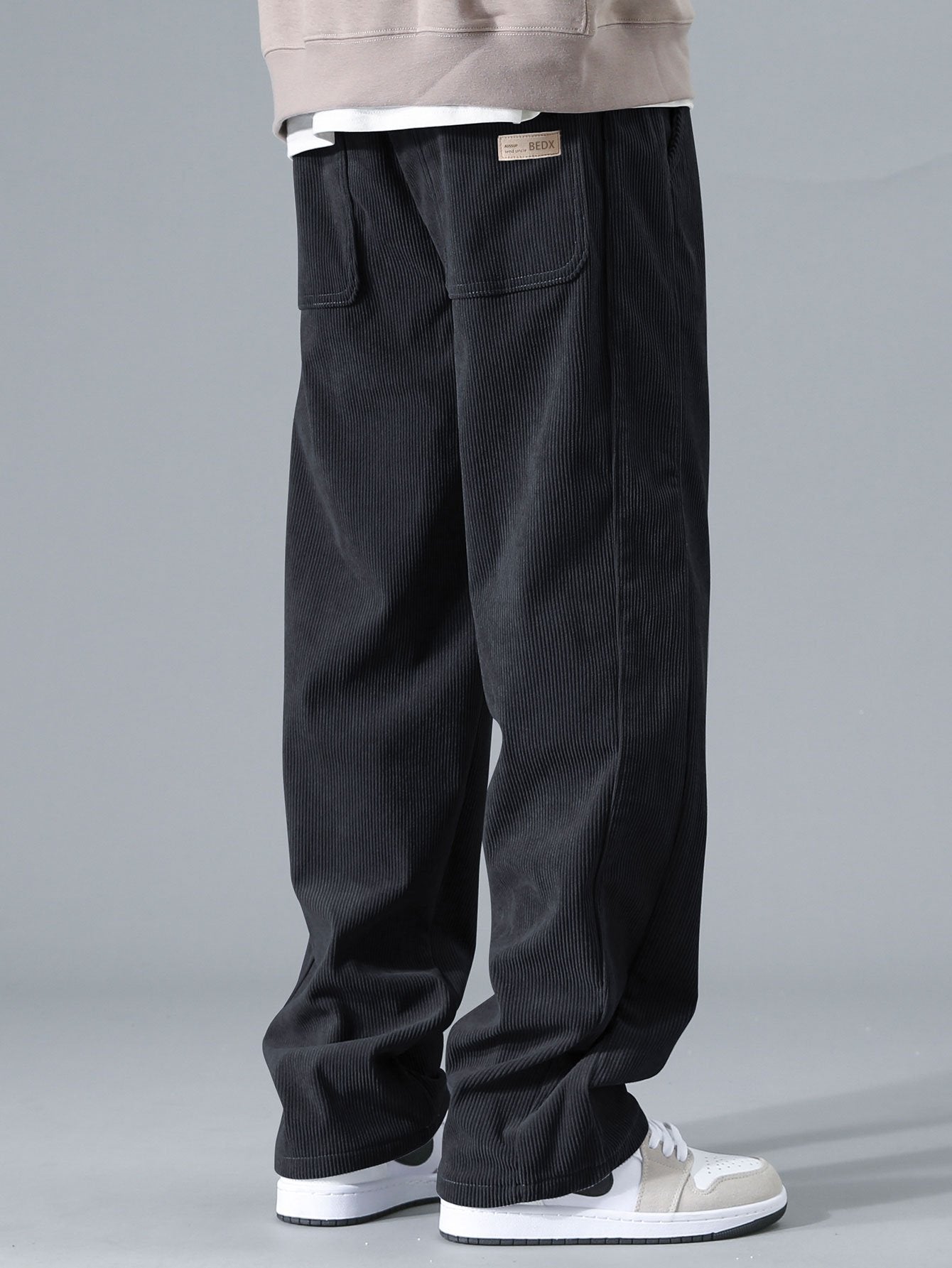 Straight Leg Corduroy Pants