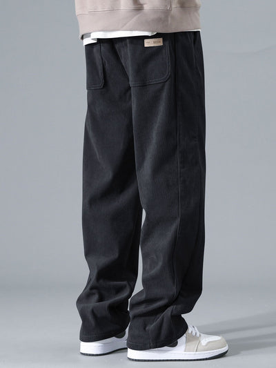 Straight Leg Corduroy Pants