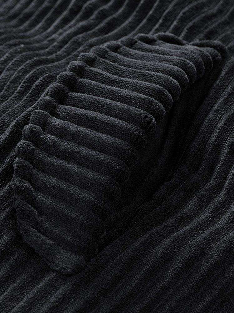 Manteau en velours côtelé matelassé doublé