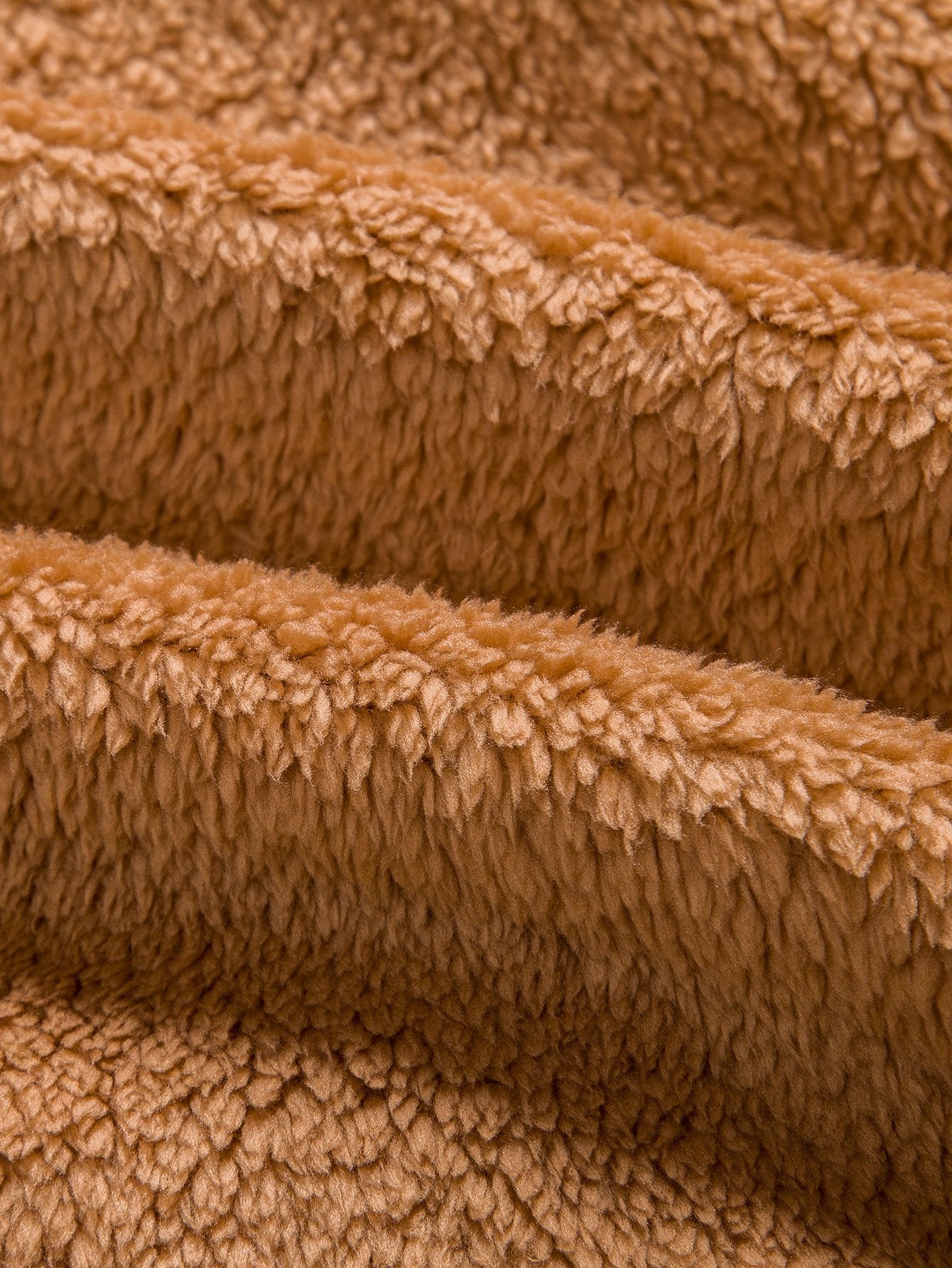 Sweat à capuche basique en peluche