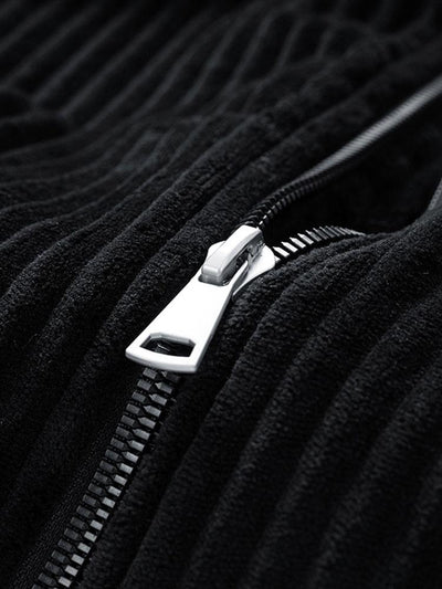 Manteau en velours côtelé matelassé doublé
