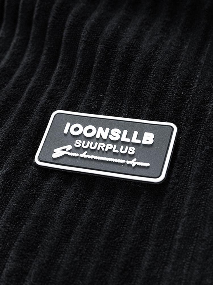 Manteau en velours côtelé matelassé doublé