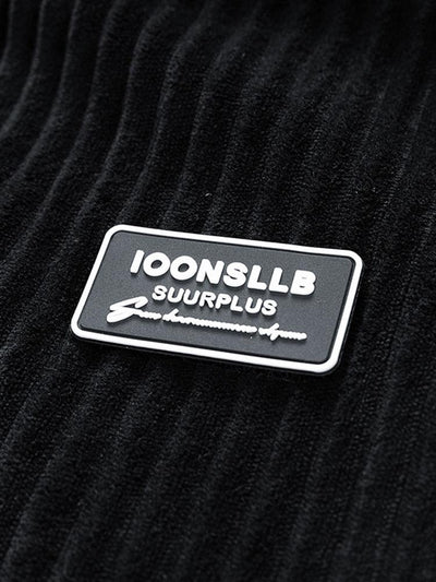Manteau en velours côtelé matelassé doublé