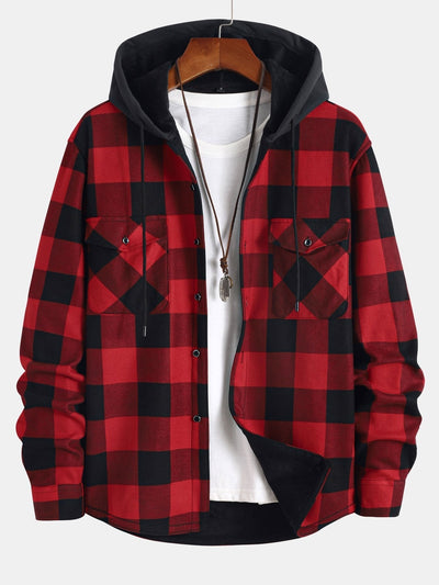 Chemise à capuche doublée de flanelle polaire et pantalon de jogging