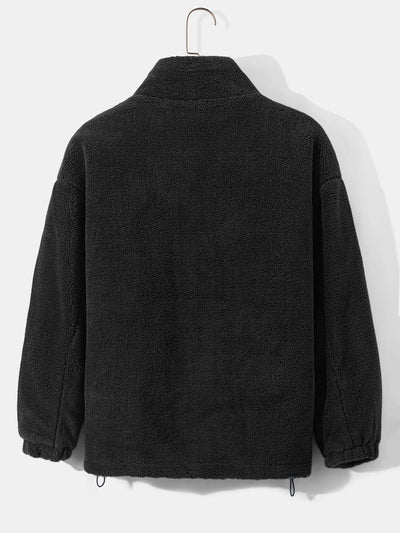Quilted Lined Teddy Coat