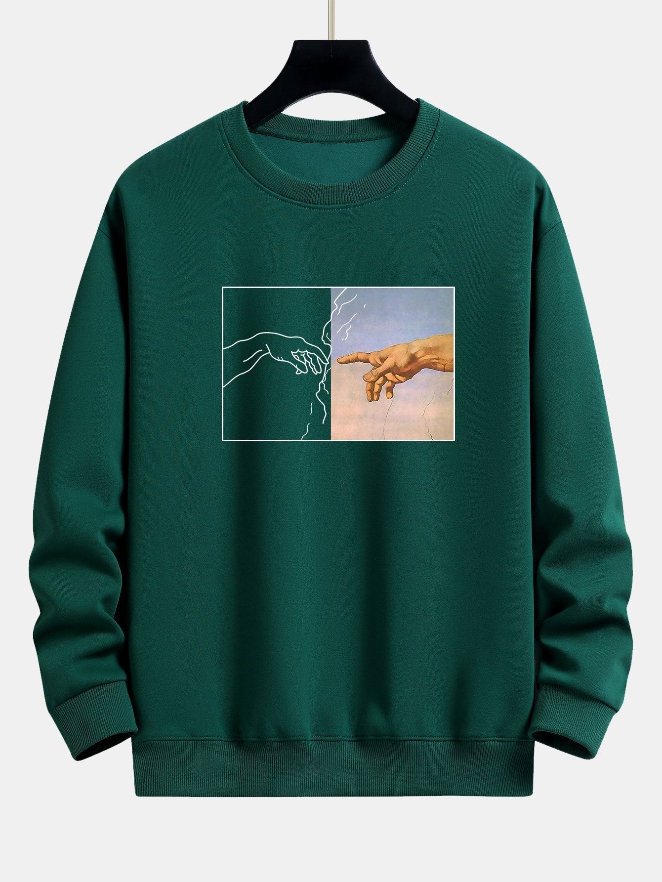 Create Adam Print Relax Fit Sweatshirt