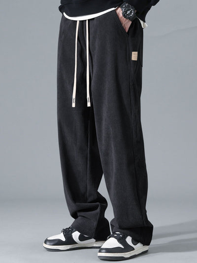 Straight Leg Corduroy Pants