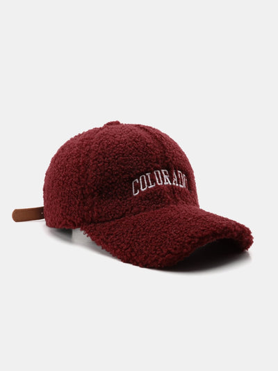 Colorado Embroidery Teddy Plush Baseball Cap