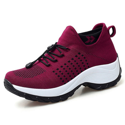 Chaussures confortables pour femmes avec support à coussin d'air pour réduire la tension du dos et des genoux