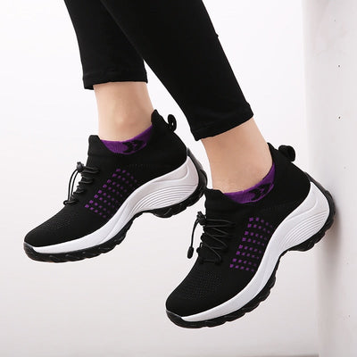 Chaussures confortables pour femmes avec support à coussin d'air pour réduire la tension du dos et des genoux