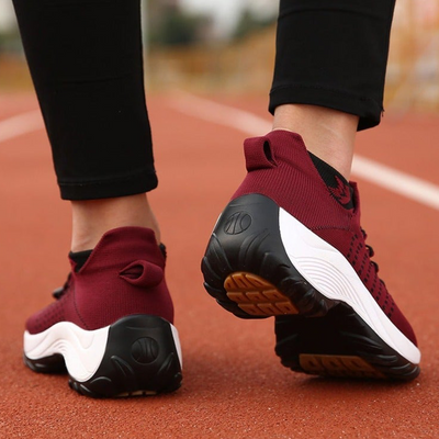 Chaussures confortables pour femmes avec support à coussin d'air pour réduire la tension du dos et des genoux