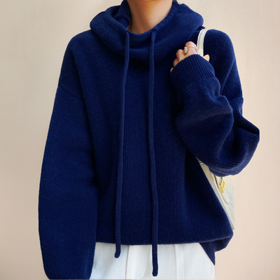 Charlotte - Pull col roulé en laine mérinos